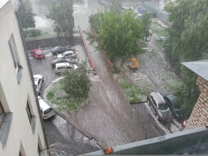 Центр Минска ушел под воду (фото)
