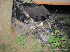 Под Минском Ford вылетел в кювет — погибла пассажирка