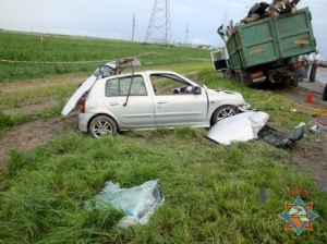 В аварии под Гомелем погибли пять человек (дополнено)