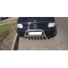 Для Mercedes Vito,  защита боковых порогов (труба,  площадка) ,  защита переднего бампера (кенгурятник,  евро труба) ,  защита заднего бампера (углы,  труба) .