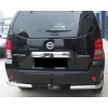 Для Nissan Pathfinder,  защита боковых порогов (труба,  площадка) ,  защита переднего бампера (кенгурятник,  евро труба) ,  защита заднего бампера (углы,  труба) .