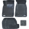Трехслойные коврики серые Mercedes C series (W204)  2007-2011г.